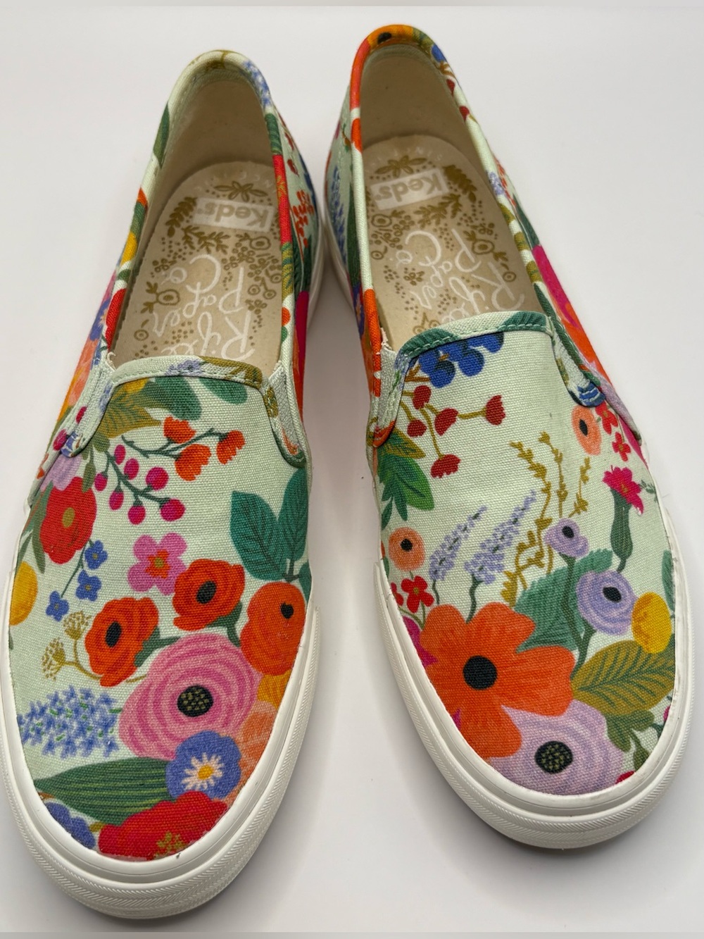 Keds x Rifle Paper Co. Double Decker Garden Party slip-on sneakers